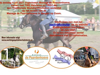 Traditionele Working Equitation wedstrijd Traditionele Working Equitation wedstrijd