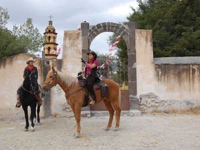 Paardrijdtocht Centrale Hooglanden van Mexico