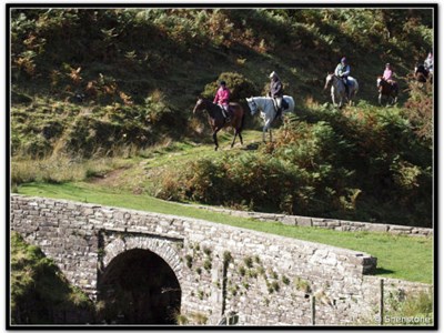 Paardrijtrektocht naar de Zwarte Bergen in Wales Paardrijtrektocht naar de Zwarte Bergen in Wales